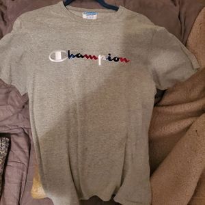 Champion embroided print shirt